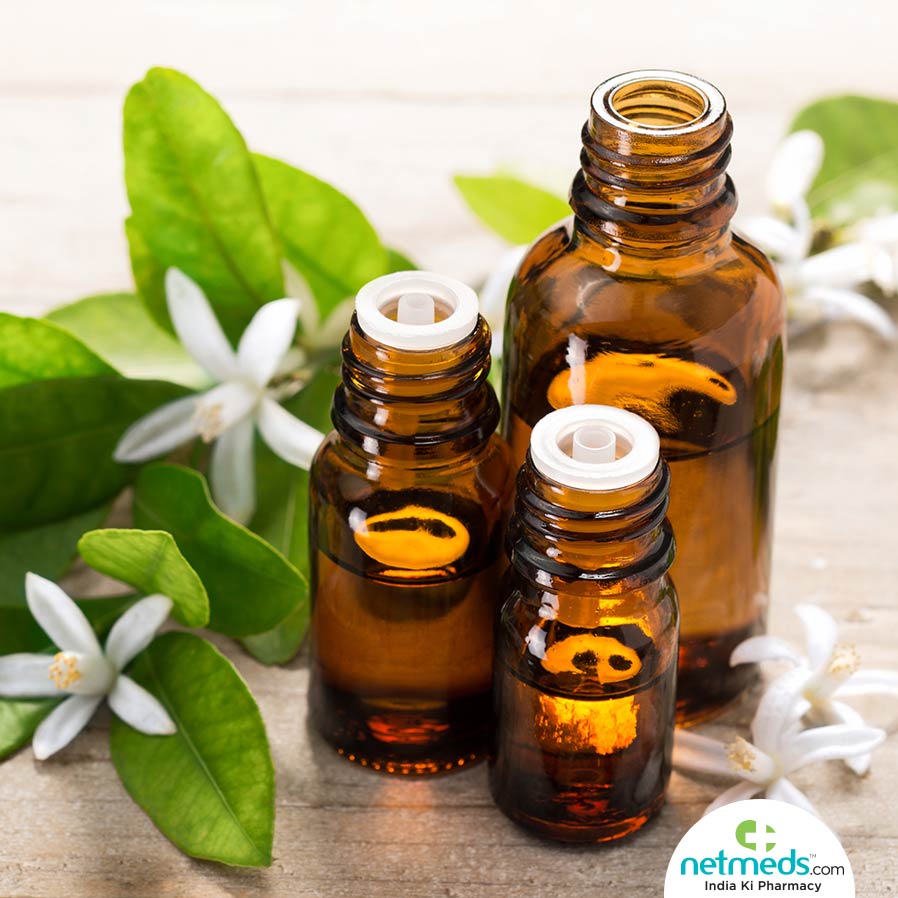 Neroli Oil and flower