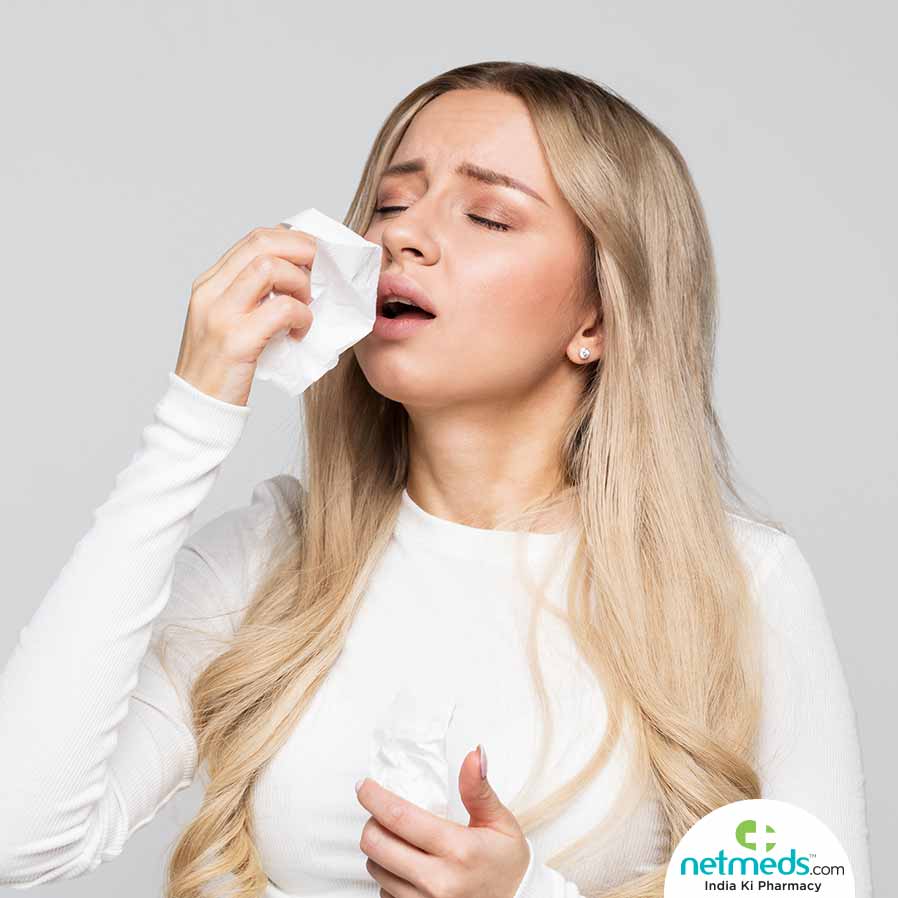 A Girl With Chronic Rhinitis