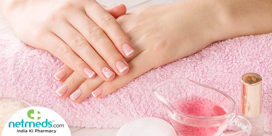 Manicured hands