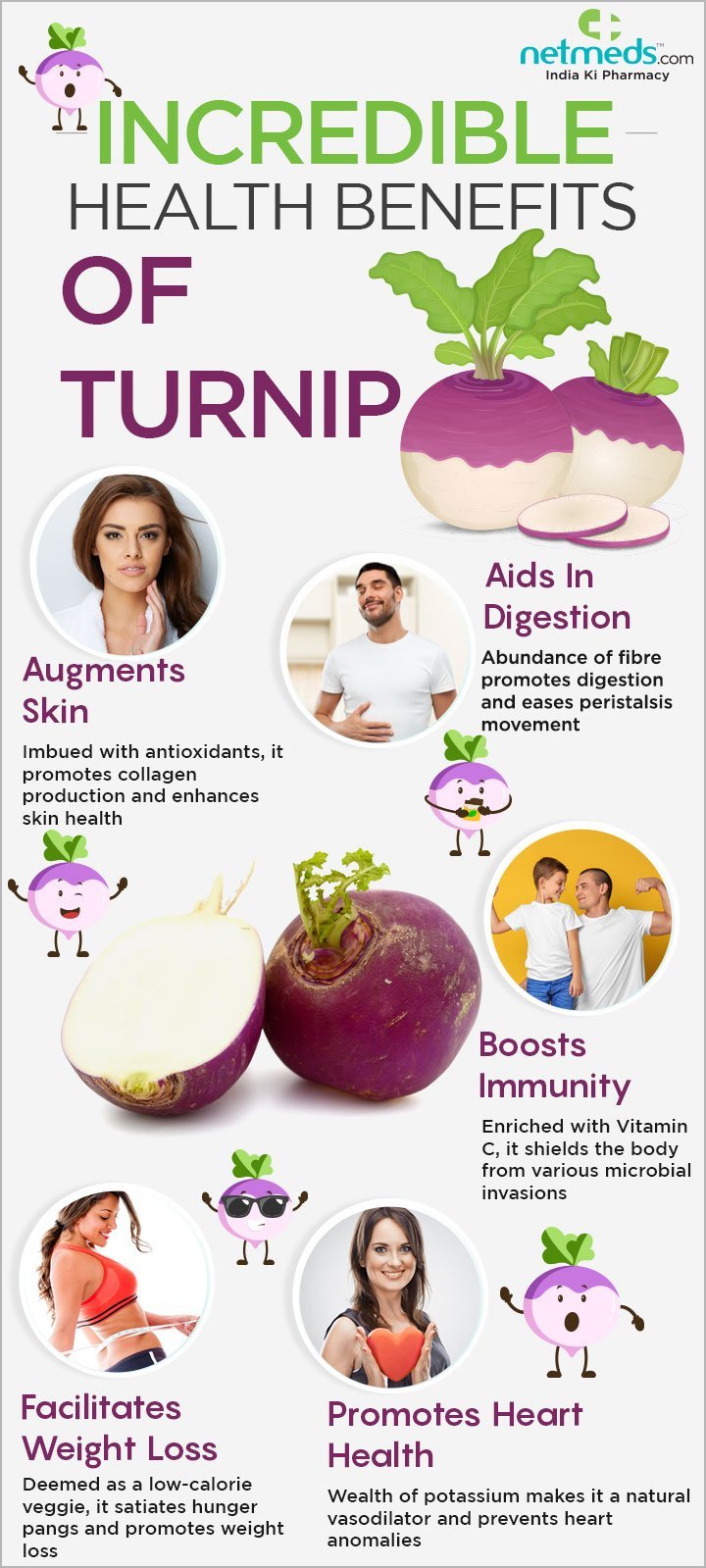 Benefits of Turnips - Infographic