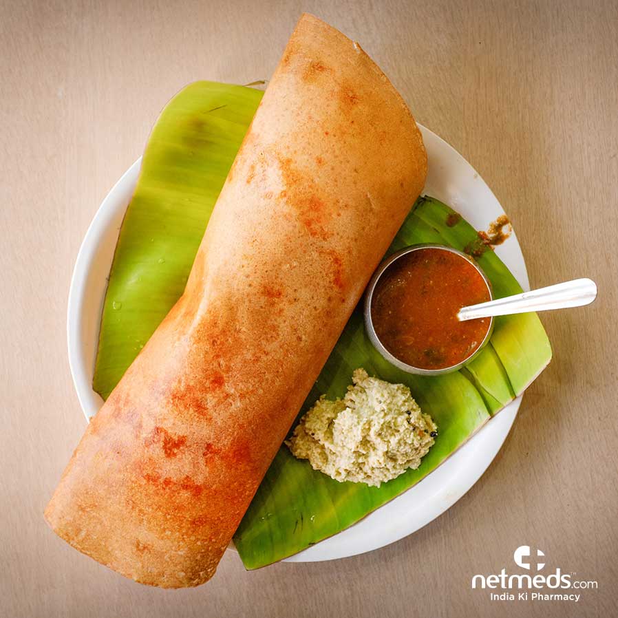 Dosai with side dish