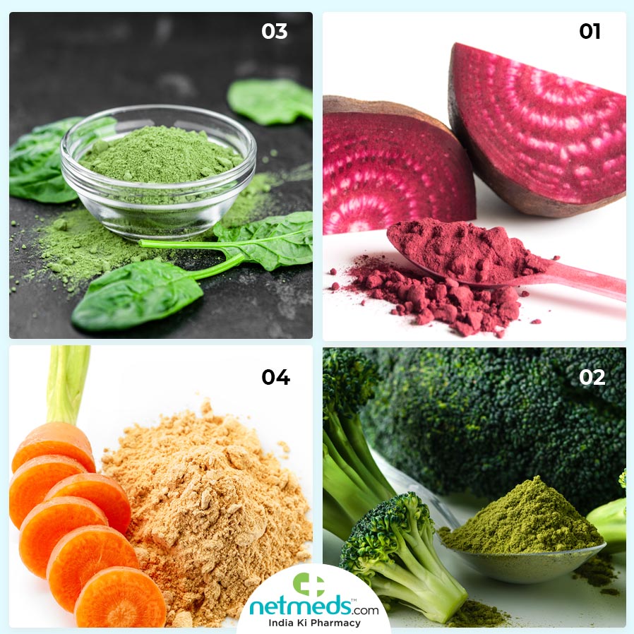 Vegetable flours