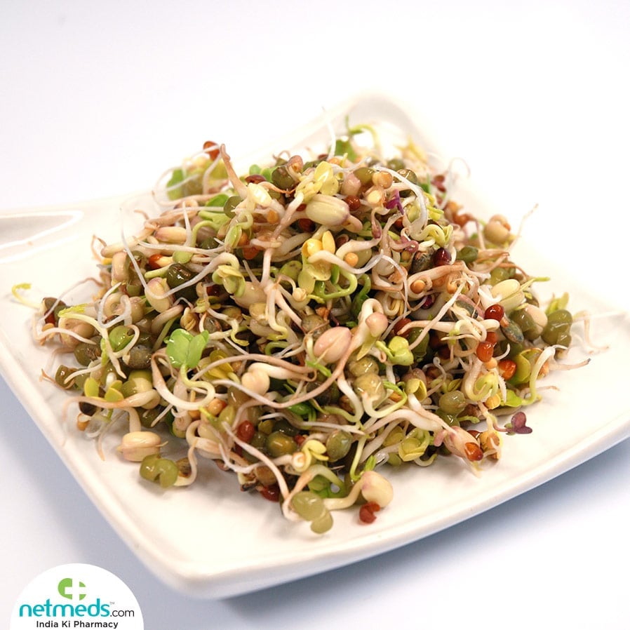 Sprouted Matki Salad