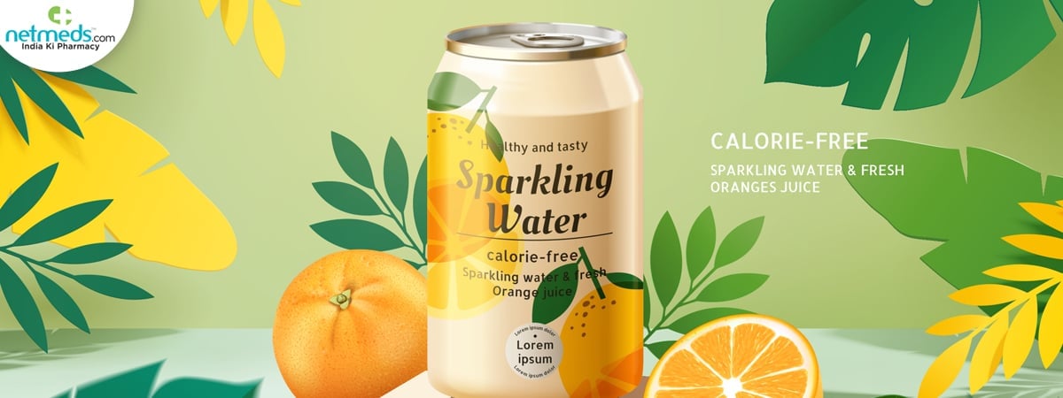 Tinned sparkling water