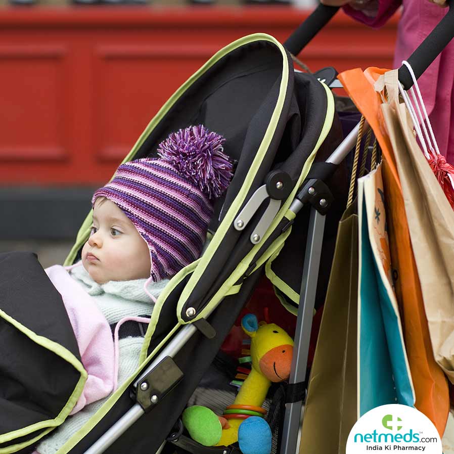 Babies in prams