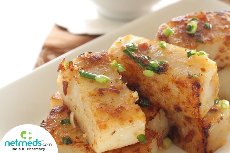 pan fried radish cake