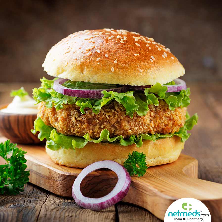Burger with Saturated Fats