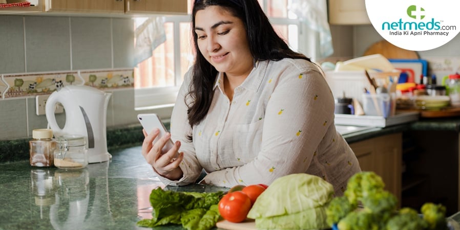 Woman with obesity