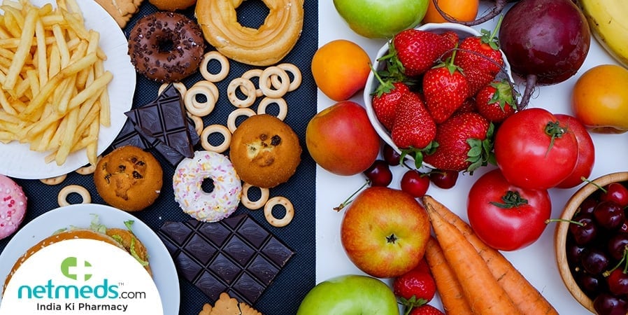 Junk Vs Healthy Food