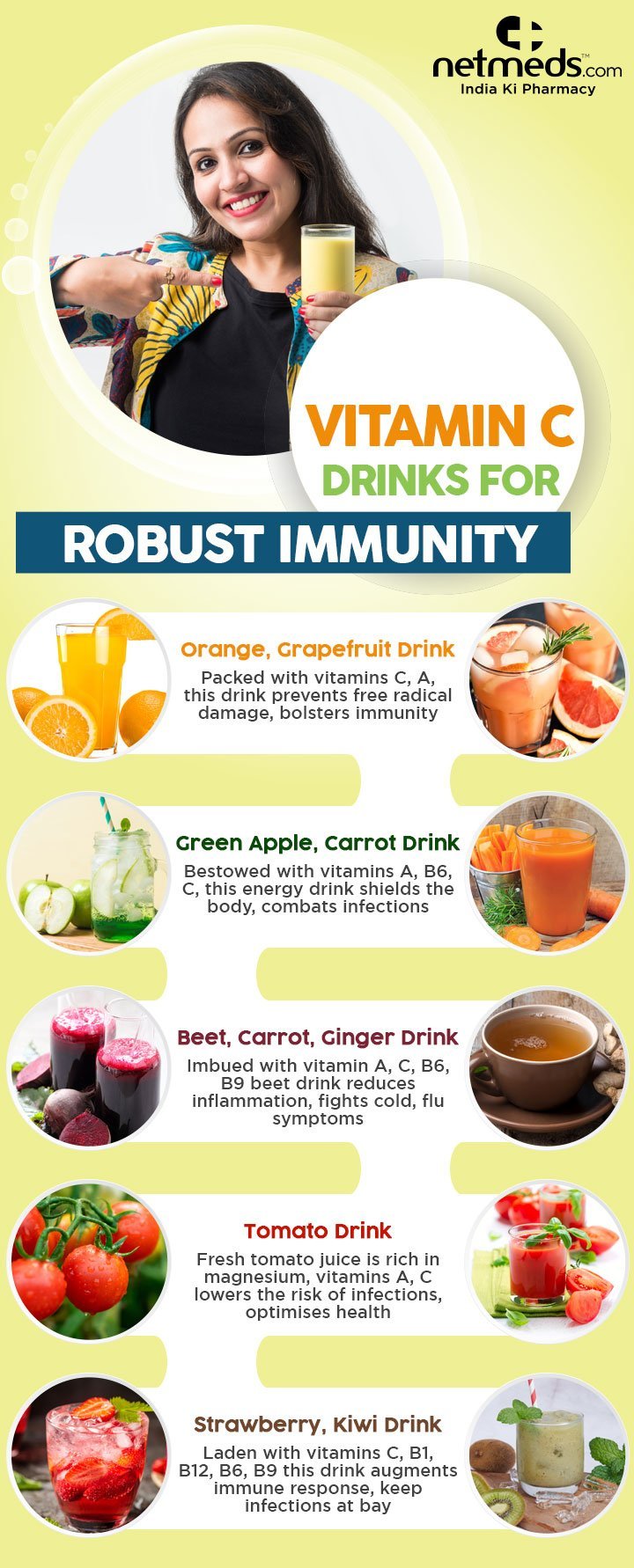 Vitamin C Drinks For Robust Immunity