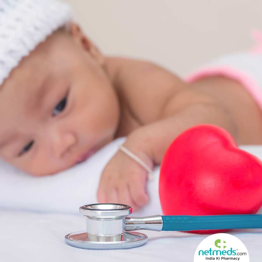 Baby With Congenital Heart Disease