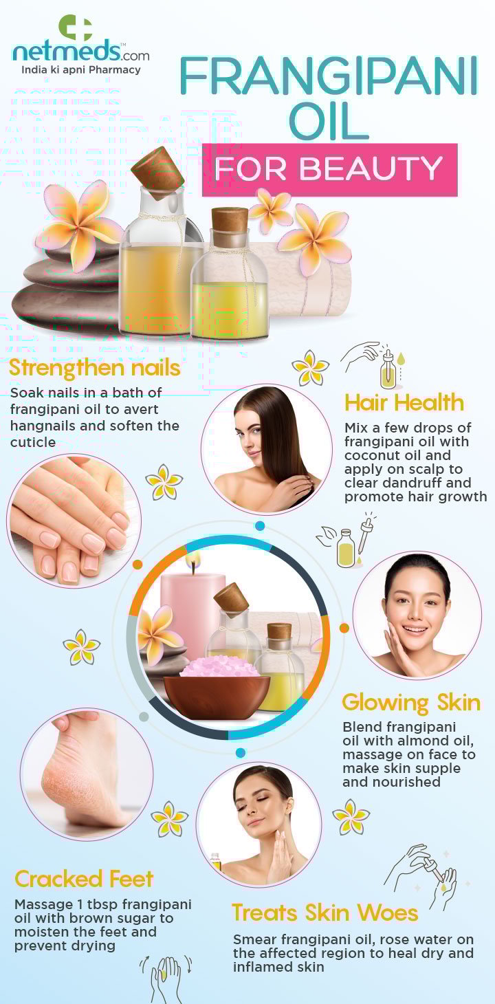 Frangipani oil for beauty