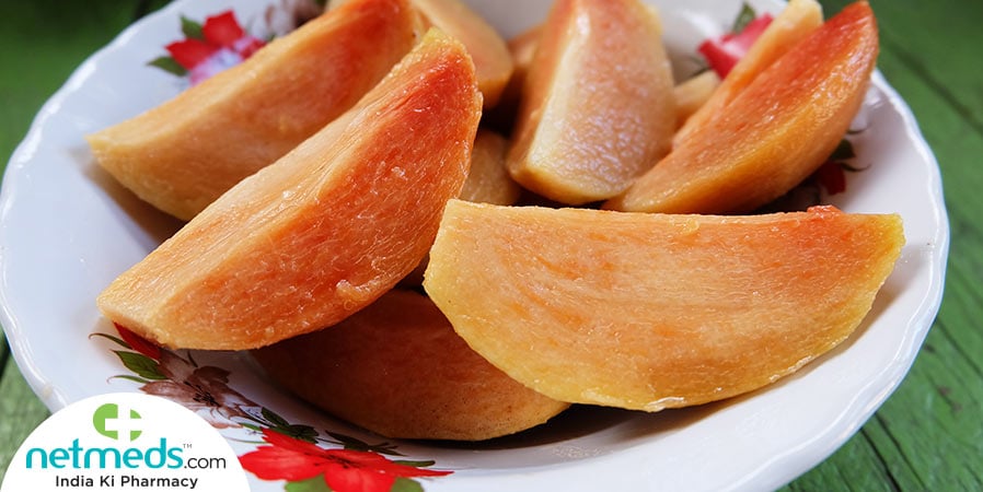 sapota slices