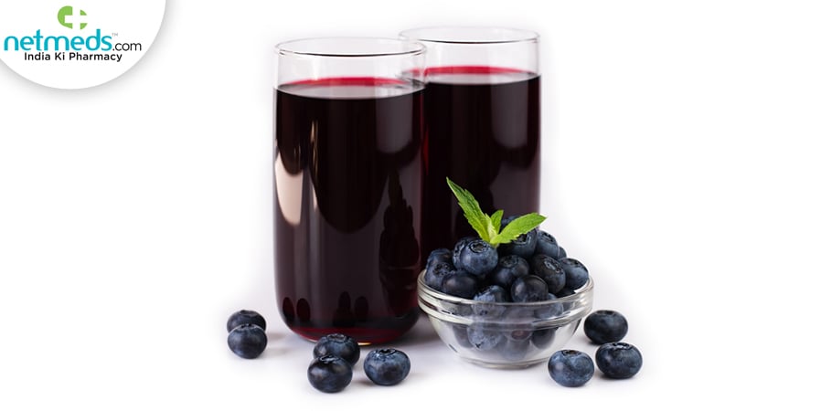 bilberries juice