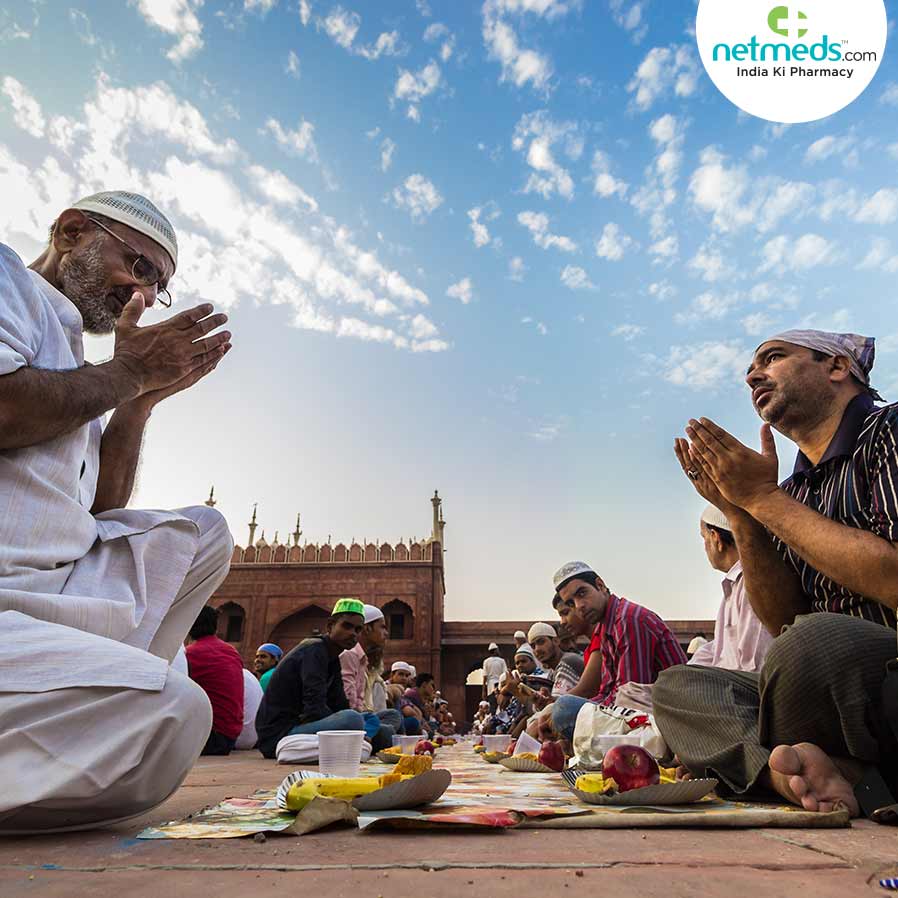 Muslims offering prayer