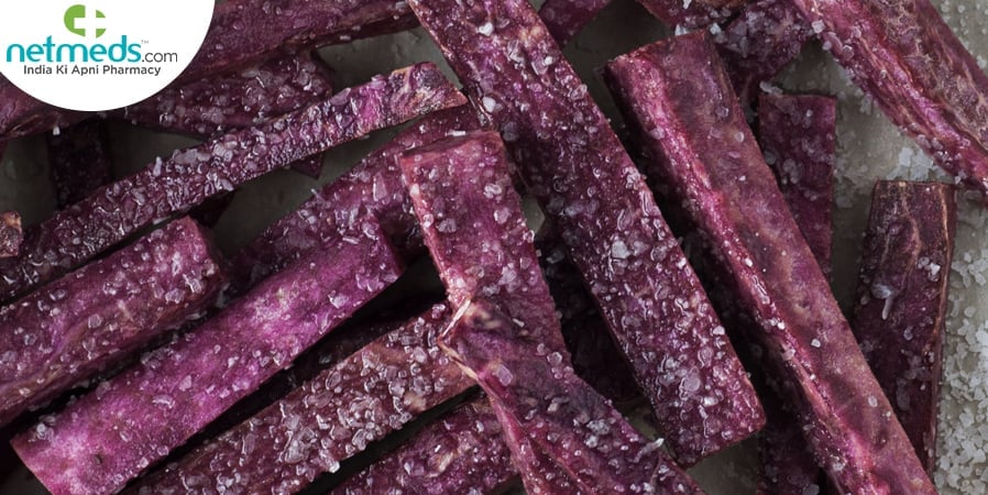 Purple Yam Stir Fry