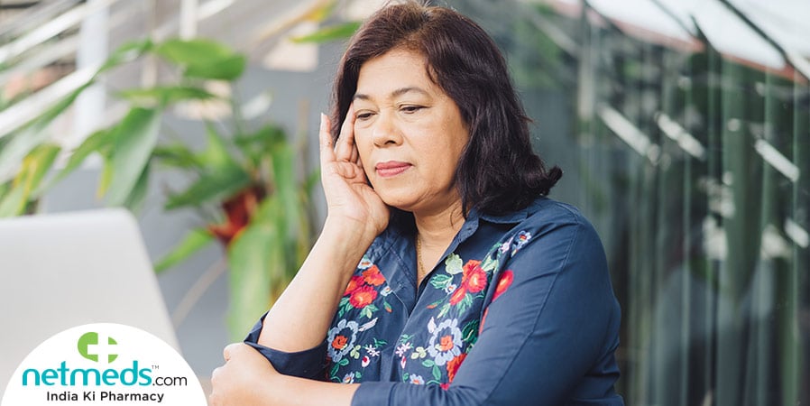 Woman feeling sad