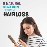 5 Easy Home Remedies To Control Hair Loss - Infographic