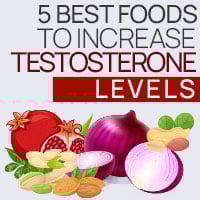 5 Astonishing Power Foods To Boost Testosterone Levels -Infographic