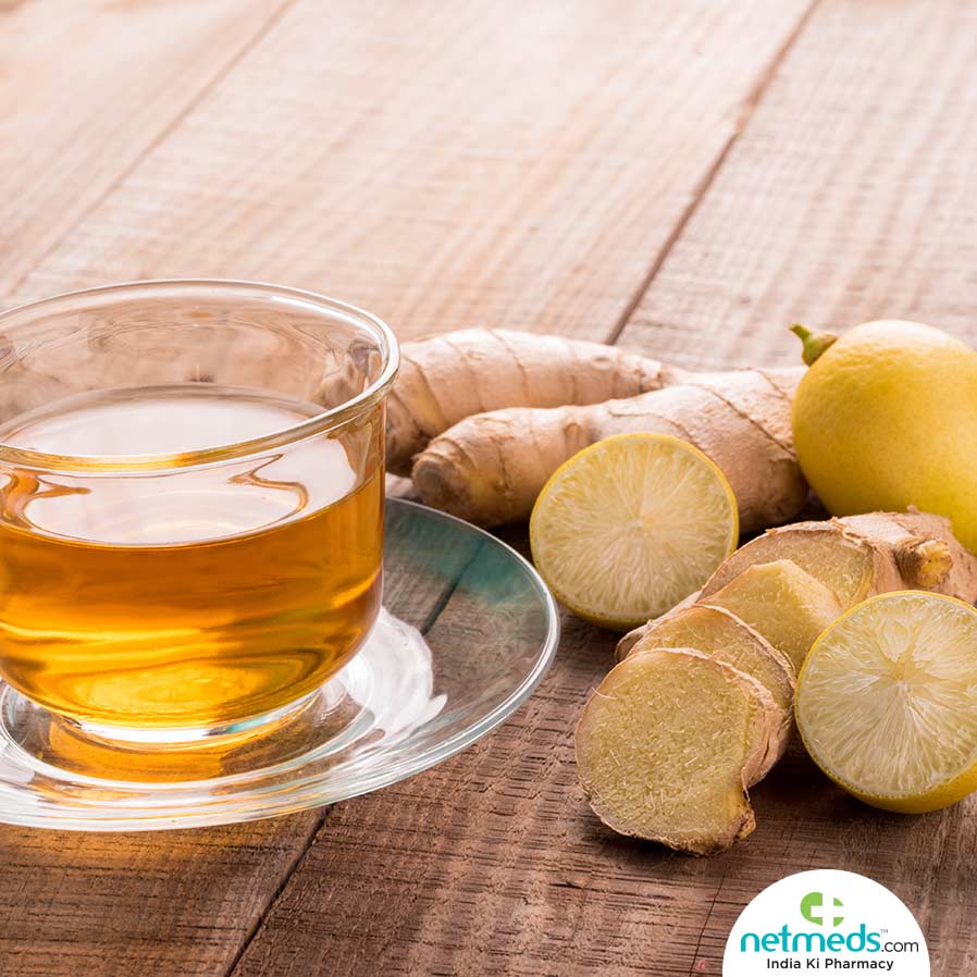 Ginger tea for stomach health