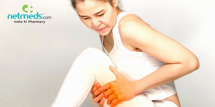Woman in groin pain