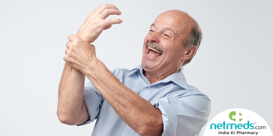 Old man with Alien Hand Syndrome