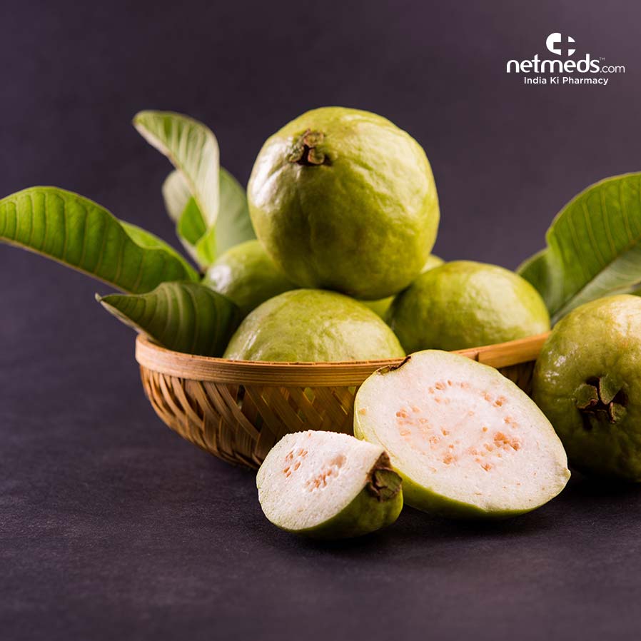 Guavas in a basket