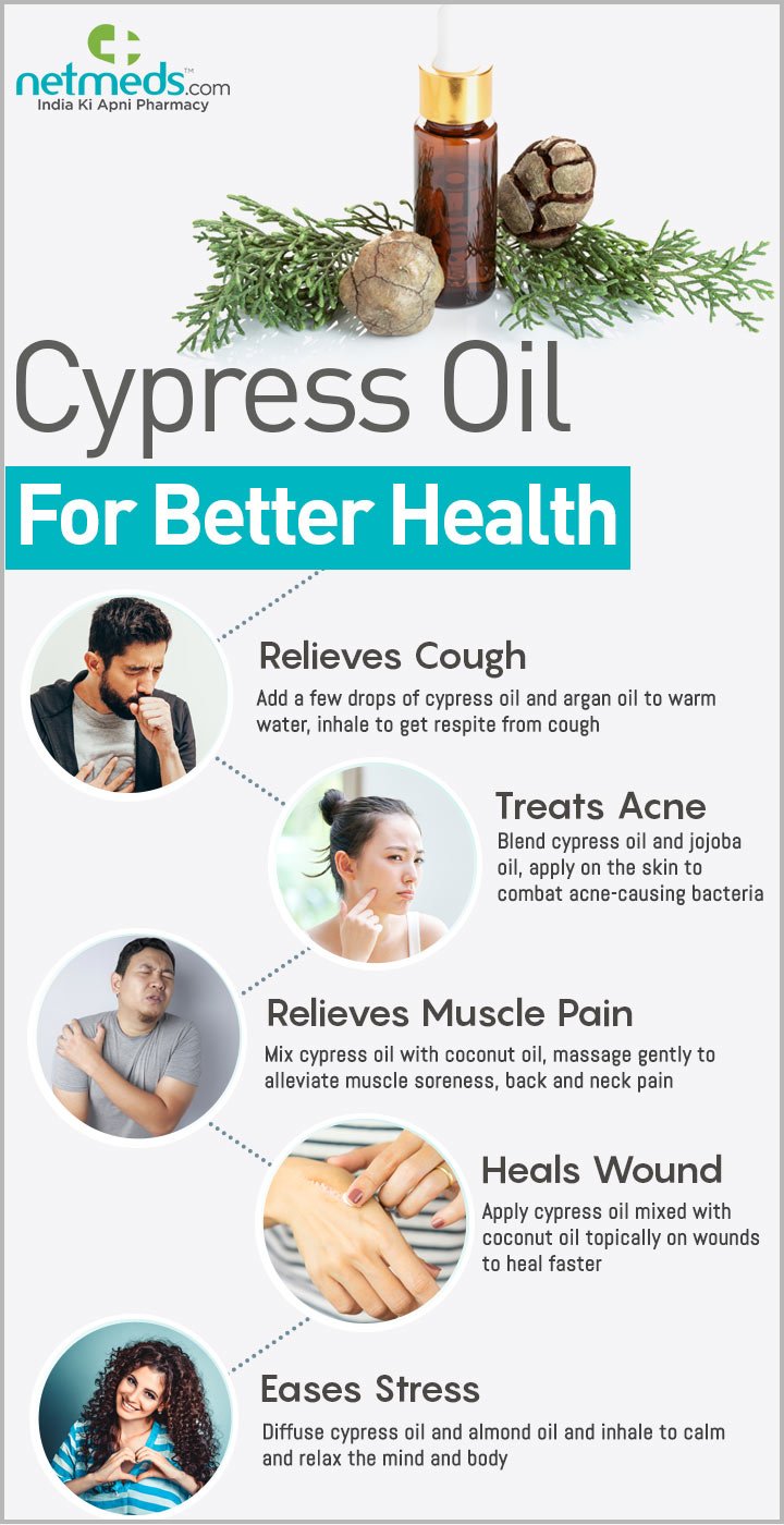 Cypress oil for better health