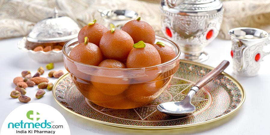 Gulab Jamun With Instant Khoya and Dry Fruits
