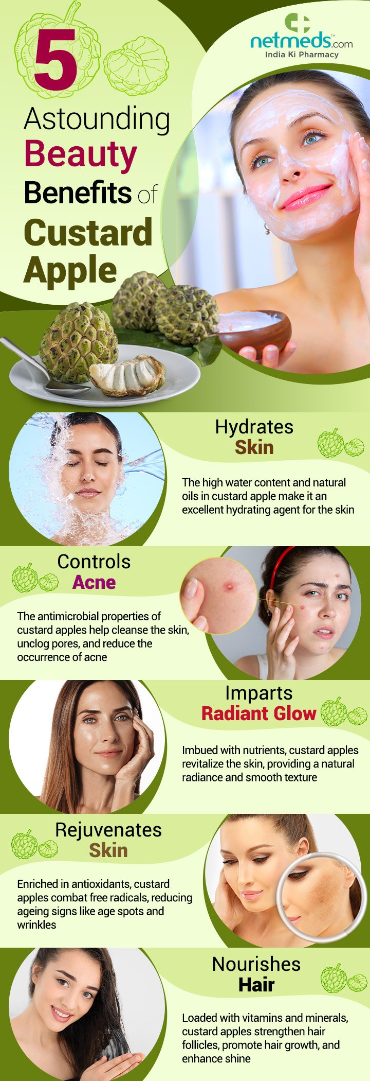 custard apple for skin care