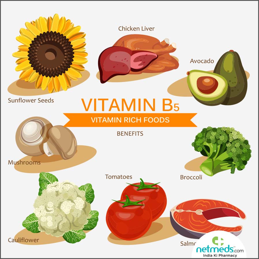 vitamin B5 food sources