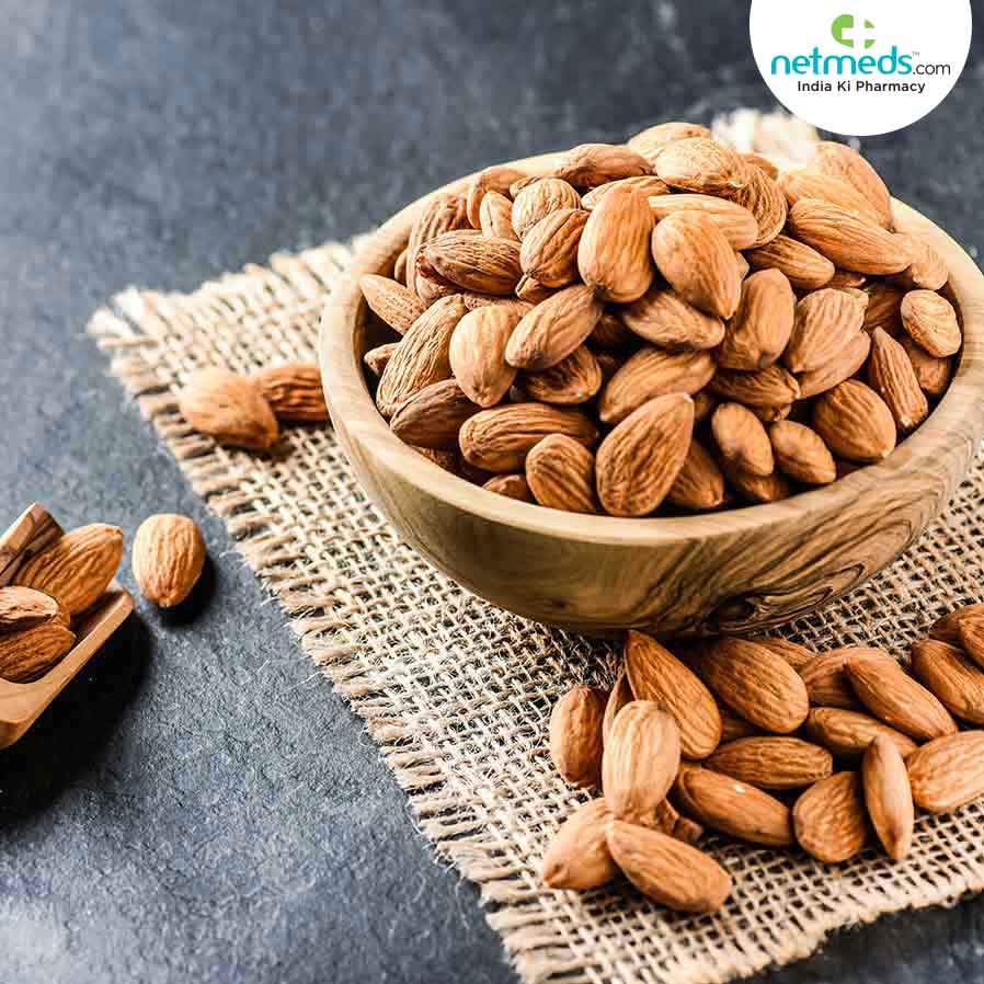 Almonds in a bowl