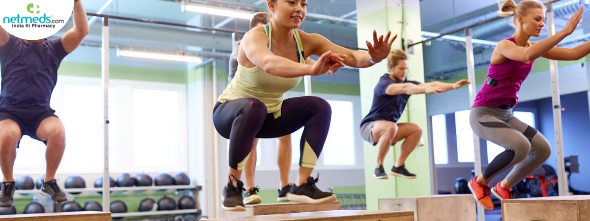 box jumps steps