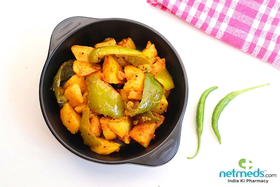 capsicum alu curry
