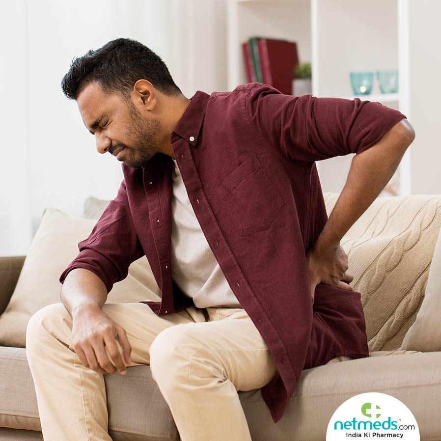 Man suffering from backache