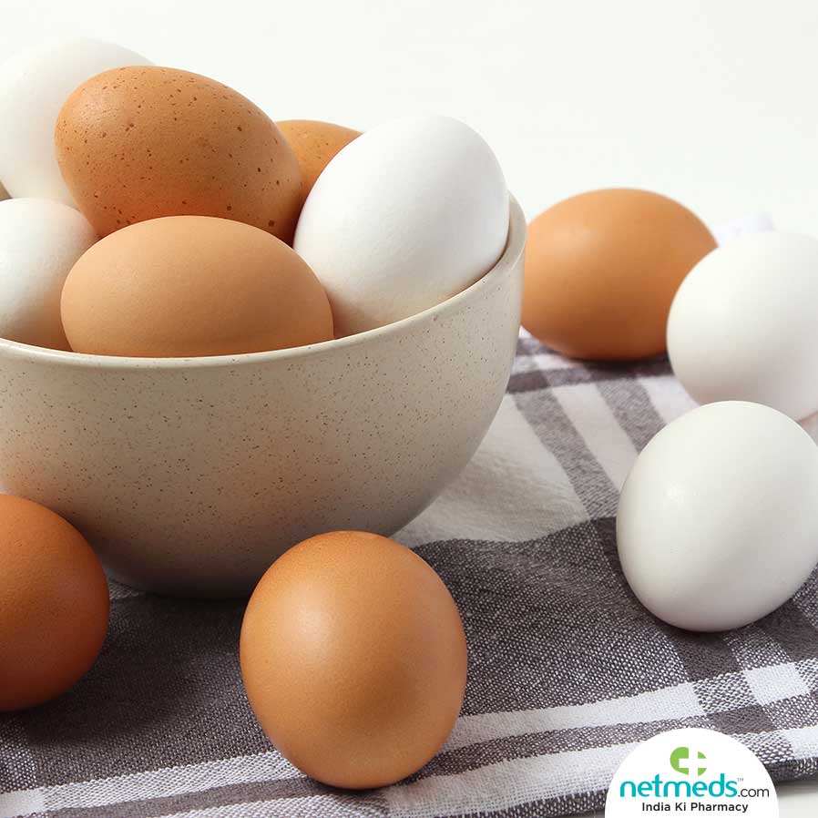 various types of eggs