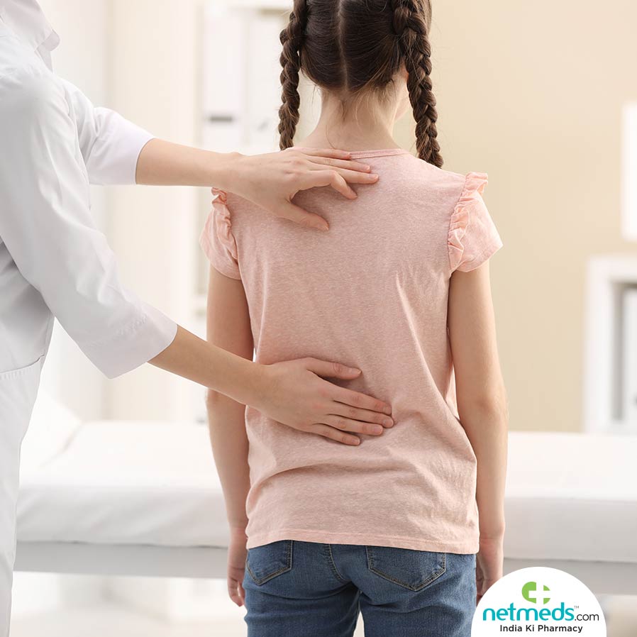 Checking for scoliosis of the spine