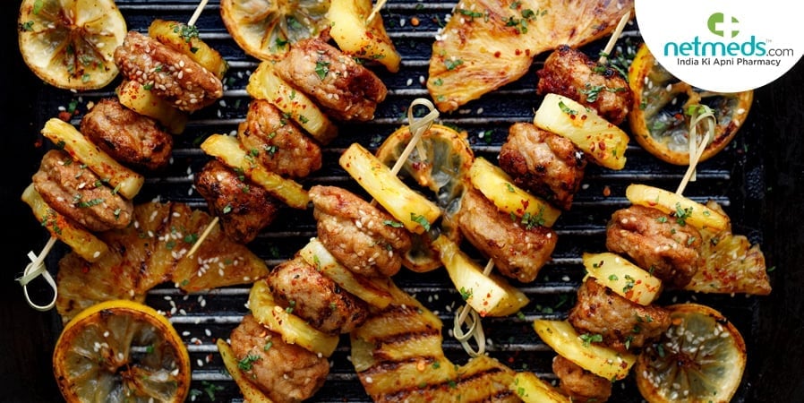 Roasted pineapples
