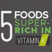5 Foods Plentiful in Vitamin K That Promotes Overall Health - Infographic