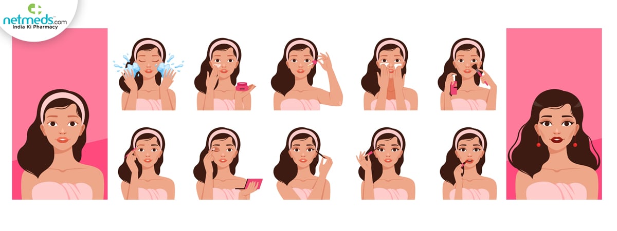 makeup routine