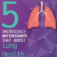 Lung Health: 5 Powerful Antioxidant Rich Foods That Help You Breathe Well - Infographic