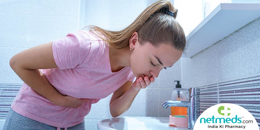 Woman with rumination syndrome