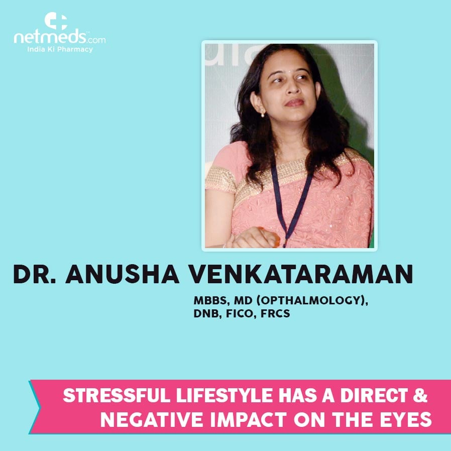 Stressful lifestyle impact eyes