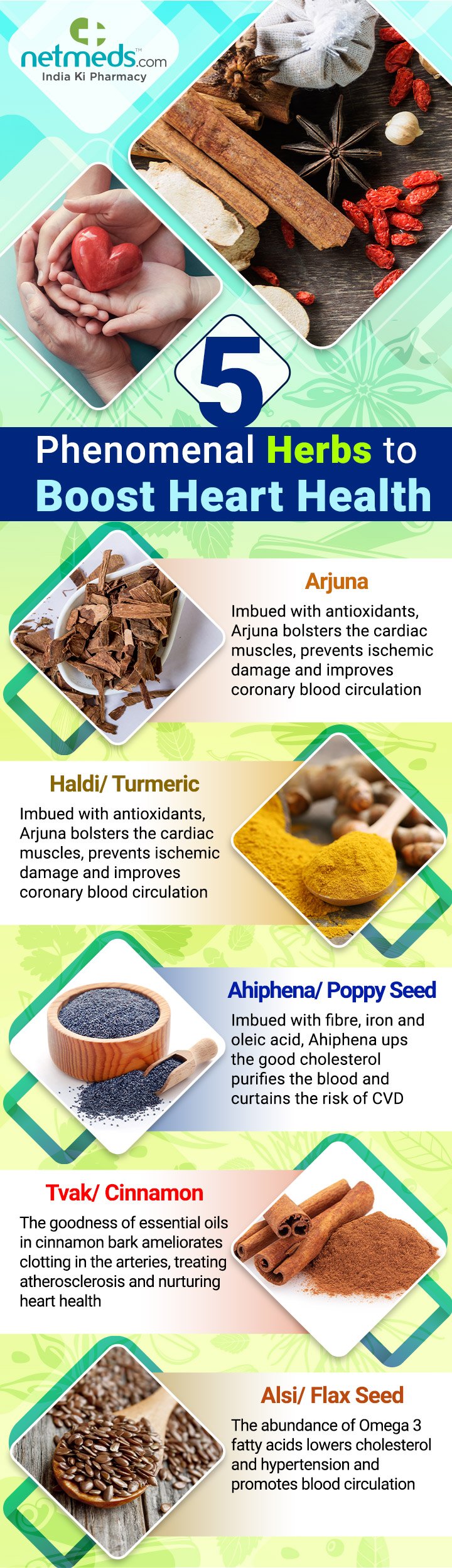 Phenomenal Herbs To Boost Heart Health
