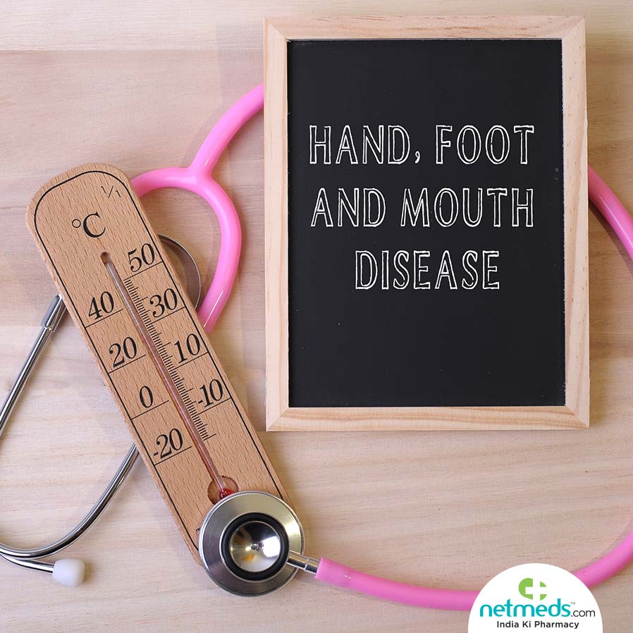 Hand-foot and mouth disease causes fever