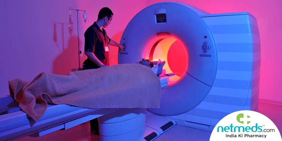 Patient undergoing PET CT