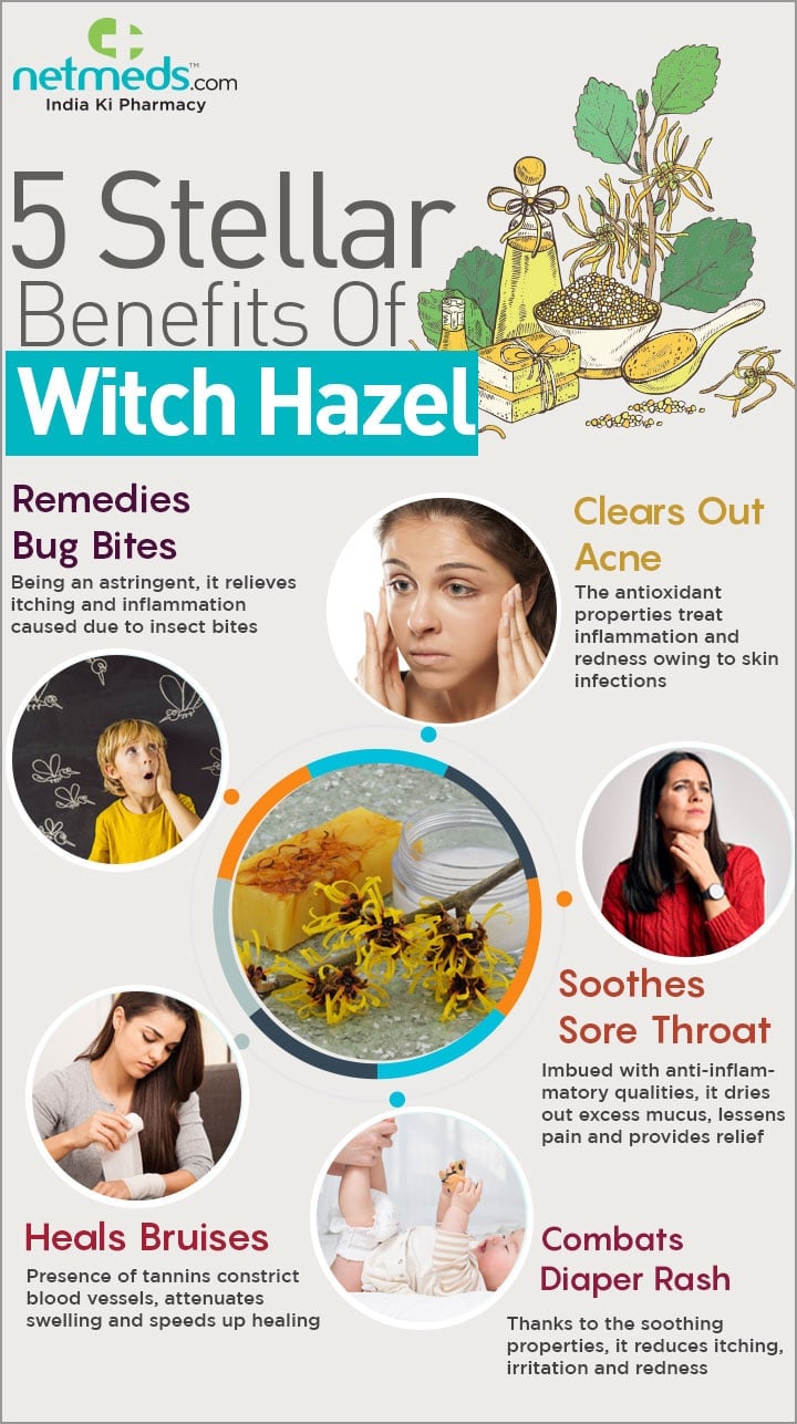 5 steller benefits of witch hazel