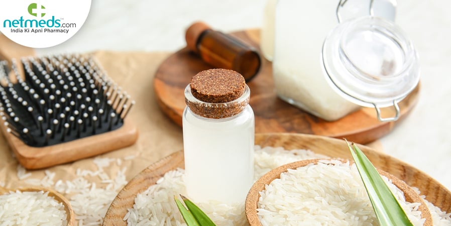 DIY Rice flour face pack
