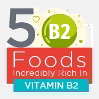 5 Foods Plentiful In Vitamin B2 For Overall Health -Infographic