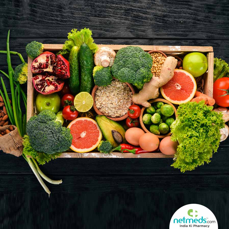 Healthy Vegetables and fruits for kids